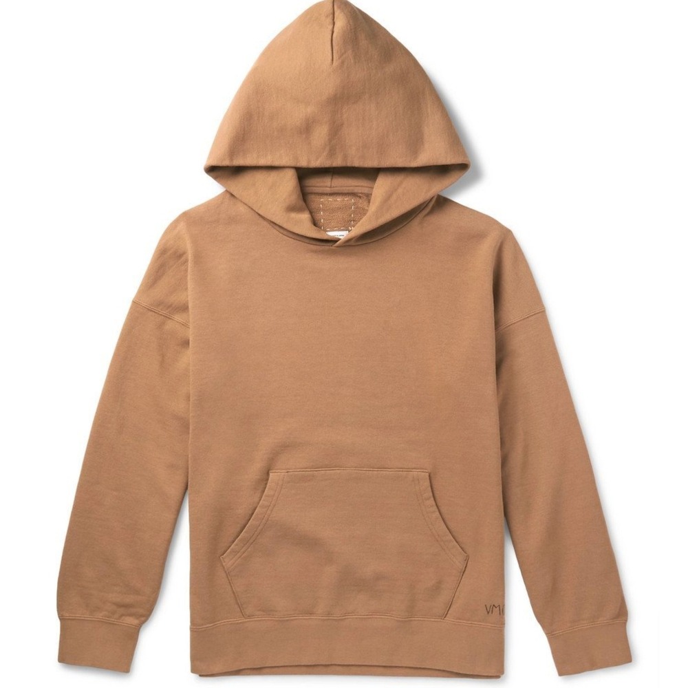 Visvim Jumbo Hoodie Sz 3 Large Mens Faded Orange Cotton‎ Pullover Made in Japan